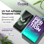Okonz S23 Ultra Tempered Glass UV Adhesive(Anti Bluelight)