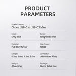 Kevlar 100W USB-C To USB-C Cable