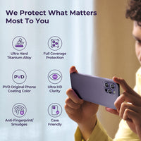 iPhone 14 Pro Max/14 Pro Titanium PVD Camera Lens Protector