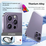 iPhone 14 Pro Max/14 Pro Titanium PVD Camera Lens Protector
